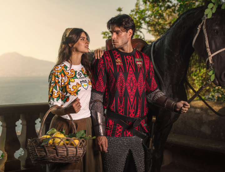 Le nuove maglie del Sorrento ispirate ad un'opera del Museo Correale